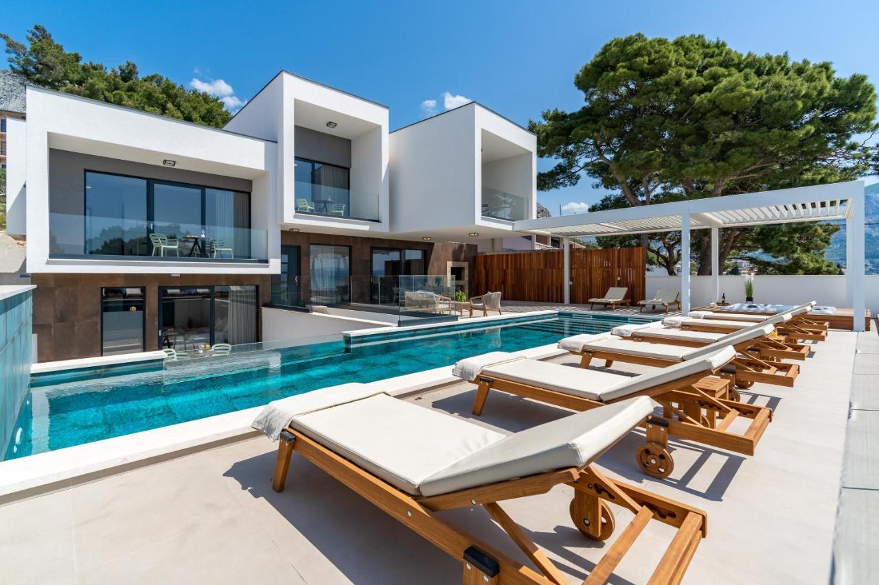 New! Villa Bava With 4 En-Suite Bedrooms, Heated 33 Sqm Pool Omiš Zewnętrze zdjęcie
